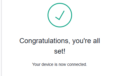 Auth Success UI